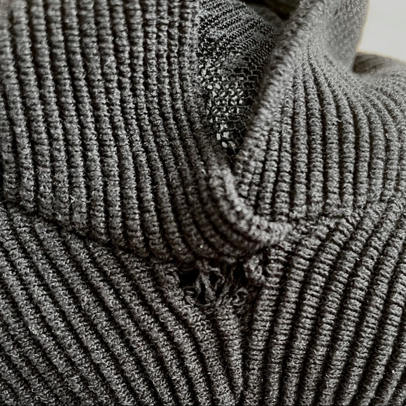 Valentino | Black Stretch Knit Short Sleeve Dress - Picture 13 of 13